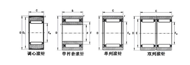 EZO轴承 6634907-滚针及万向节轴承图纸参数型号尺寸规格查询大全-进口 